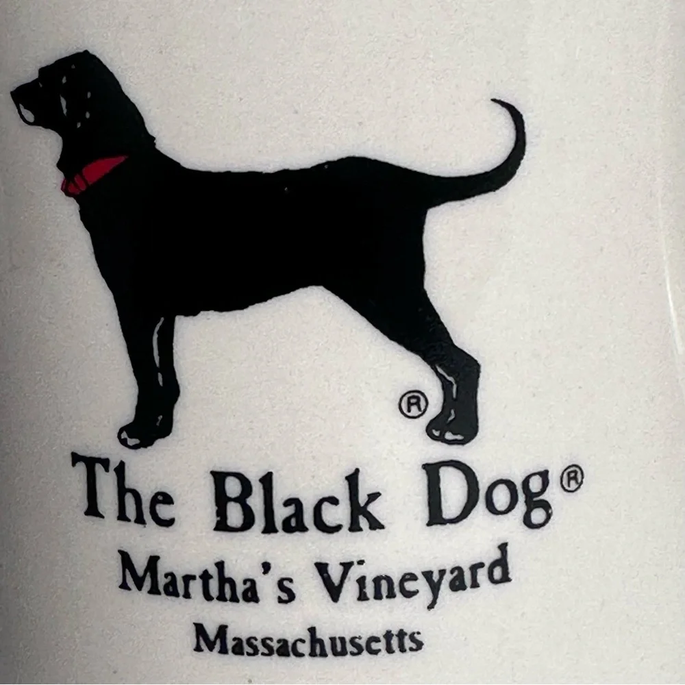 The Black Dog Martha’s Vineyard White Ceramic Mug